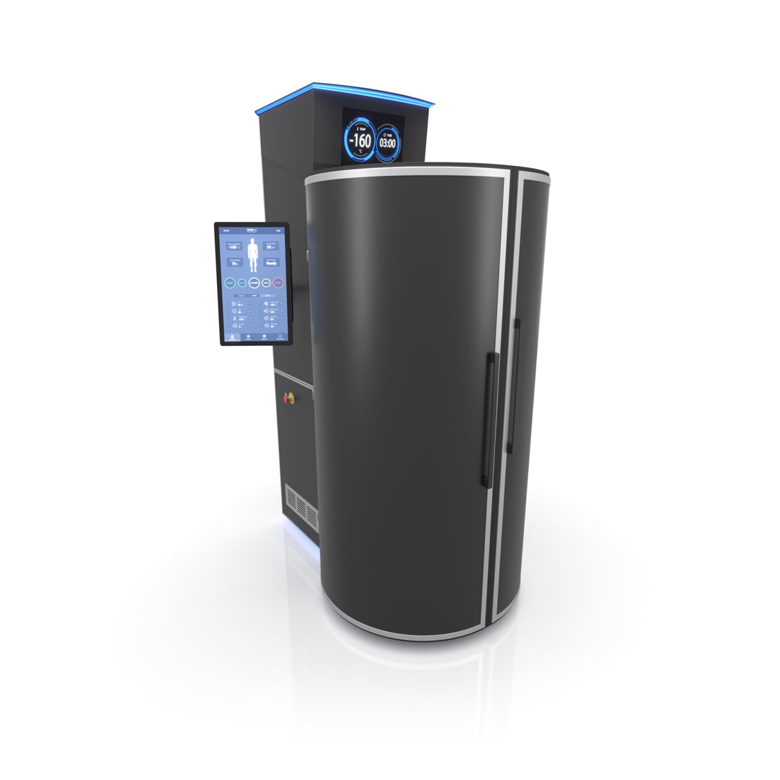 CRYONiQ cryotherapy chamber left orientation